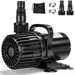 VIVOHOME front view of submersible pond pump showing compact design and reliable flow