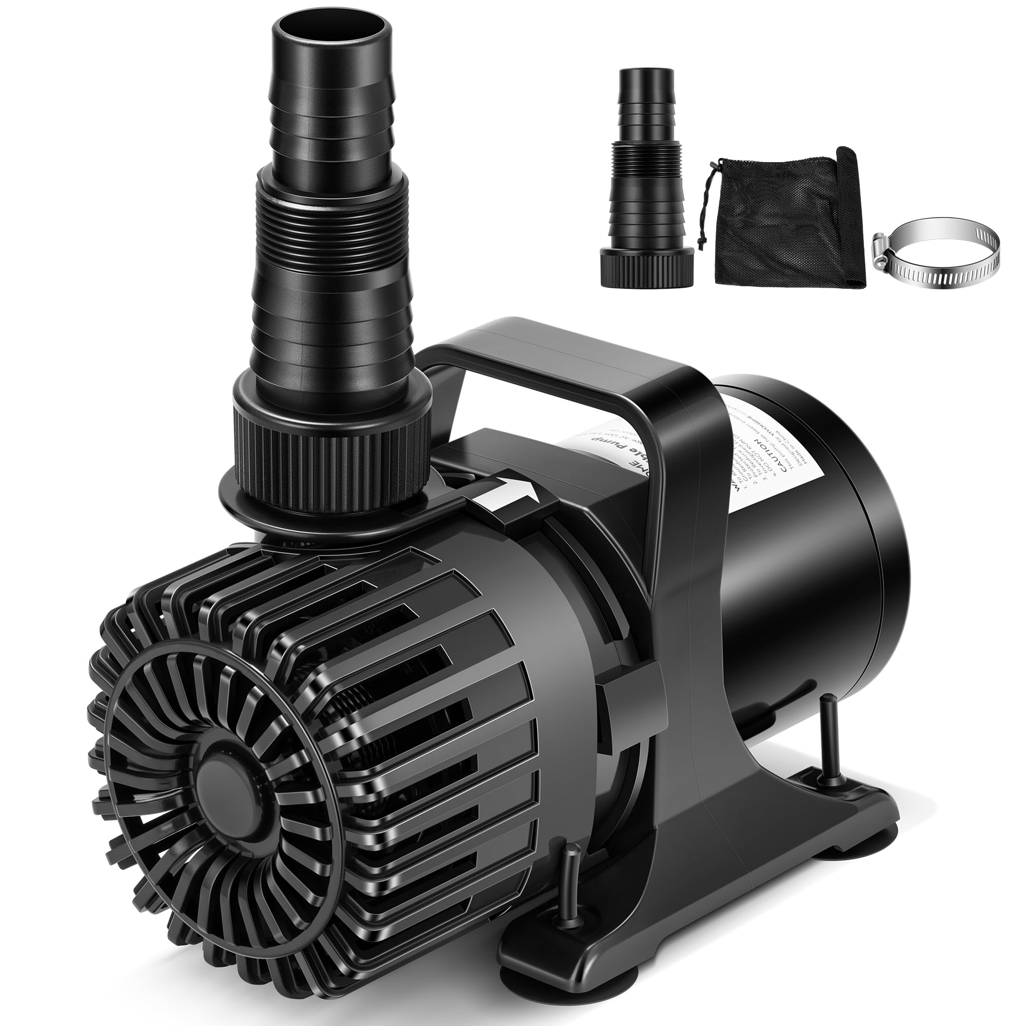 VIVOHOME pump front view showing durable housing and benefit of corrosion resistance