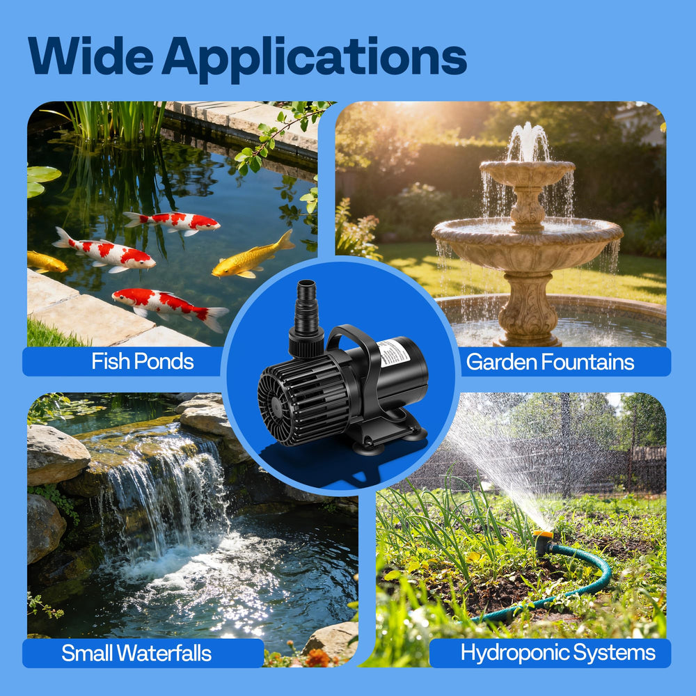 VIVOHOME product label showing epoxy resin sealing and IPX8 waterproof rating