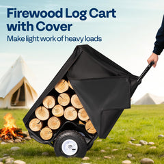 VIVOHOME cart close-up of carbon steel frame highlighting rust resistance benefit