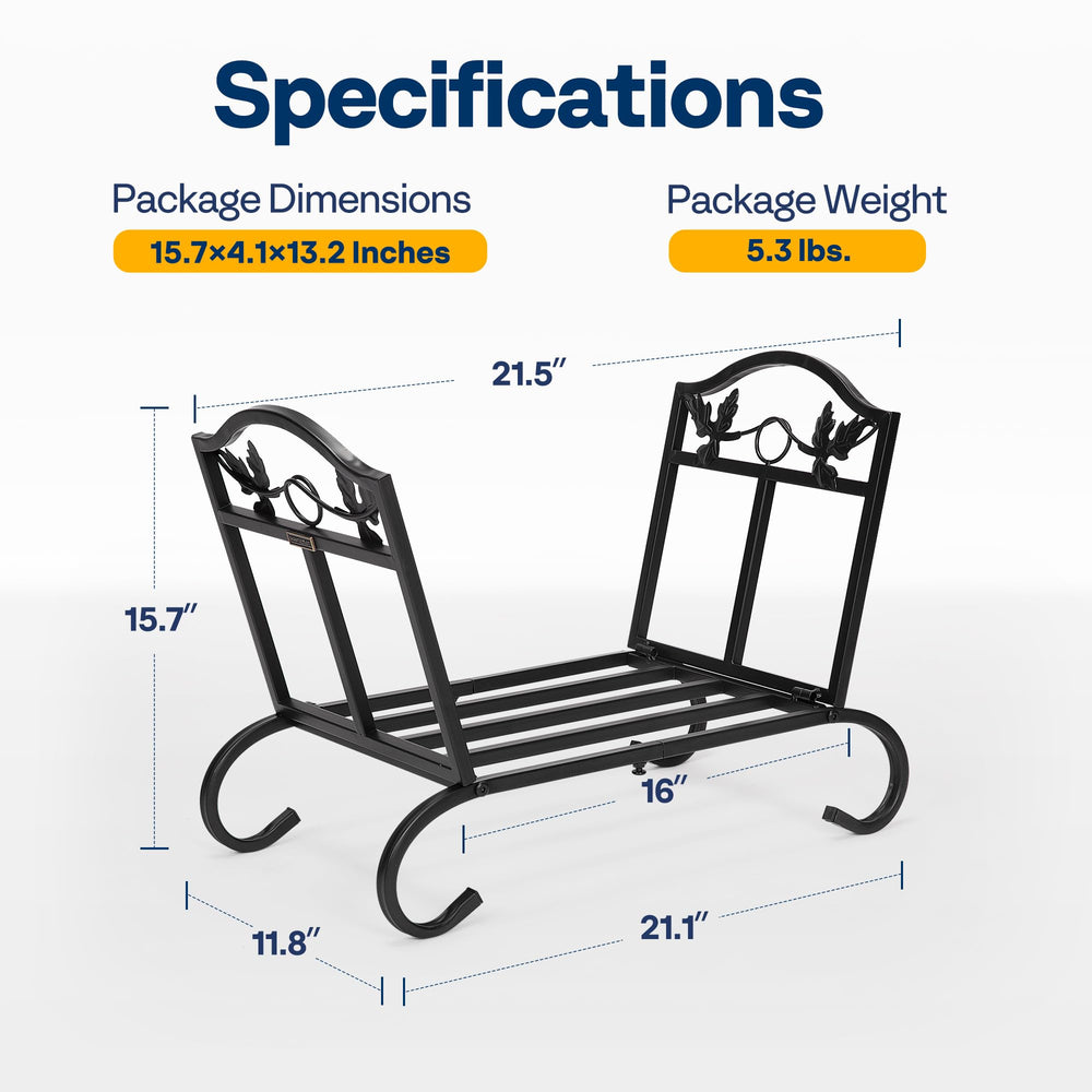 VIVOHOME rack shown with common items to indicate size and capacity