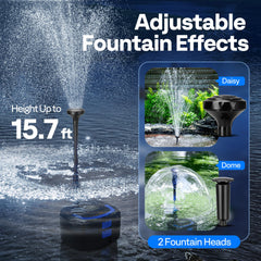 VIVOHOME daisy nozzle producing decorative multi-stream fountain effect