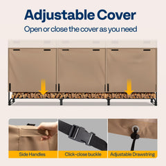 VIVOHOME oversized zipper and handle for easy access