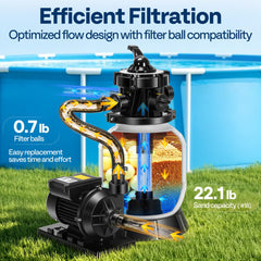 VIVOHOME PE tank texture indicating UV and weather-resistant durability