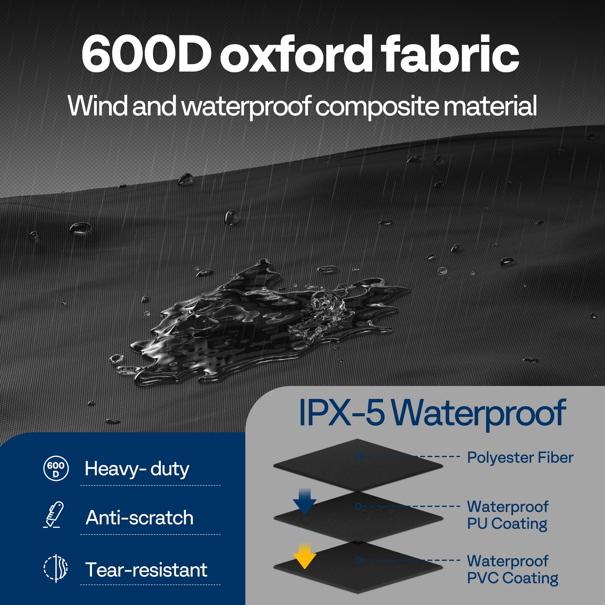VIVOHOME side handle for easy placement and quick removal benefit