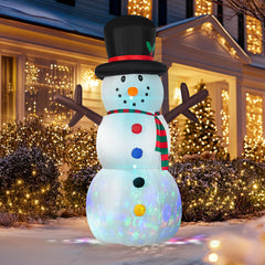 VIVOHOME snowman front view showing full festive design and curb appeal