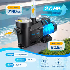 VIVOHOME timer with rain cover for scheduled energy saving operation
