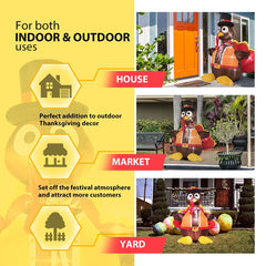 VIVOHOME turkey anchoring details stakes and sandbags secure display