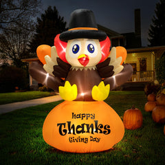 VIVOHOME turkey front view showing cheerful design and easy curb appeal
