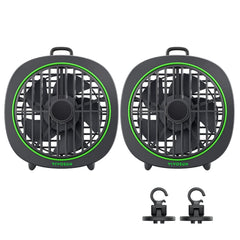 VIVOSUN front view of fan showing grill and compact design for focused airflow
