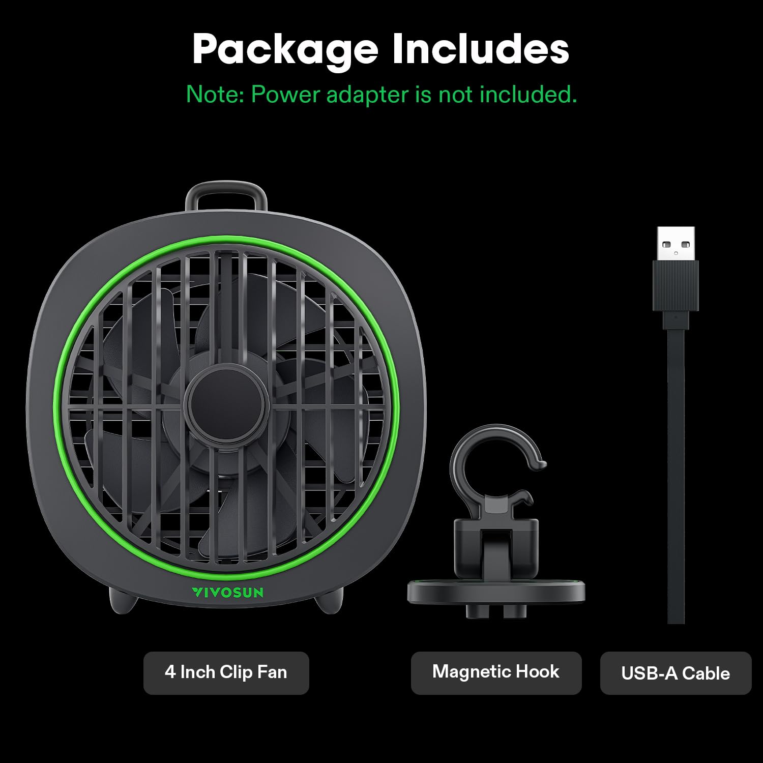 VIVOSUN two-pack boxed presentation showing ready-to-install convenience benefit