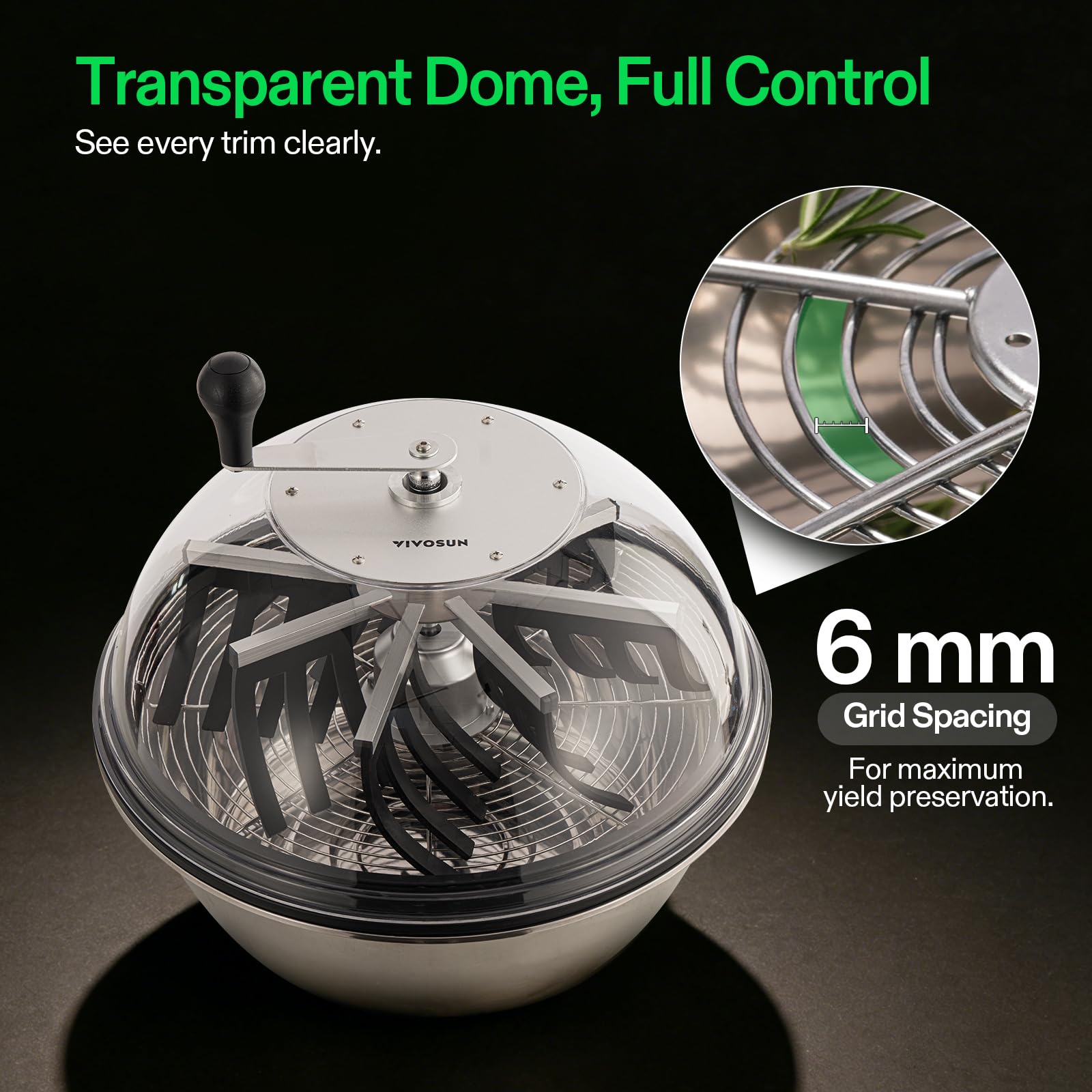 VIVOSUN included blades and pruning shear displaying ready-to-use convenience