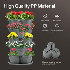 VIVOSUN bottom dish catching runoff to protect surfaces and simplify clean-up