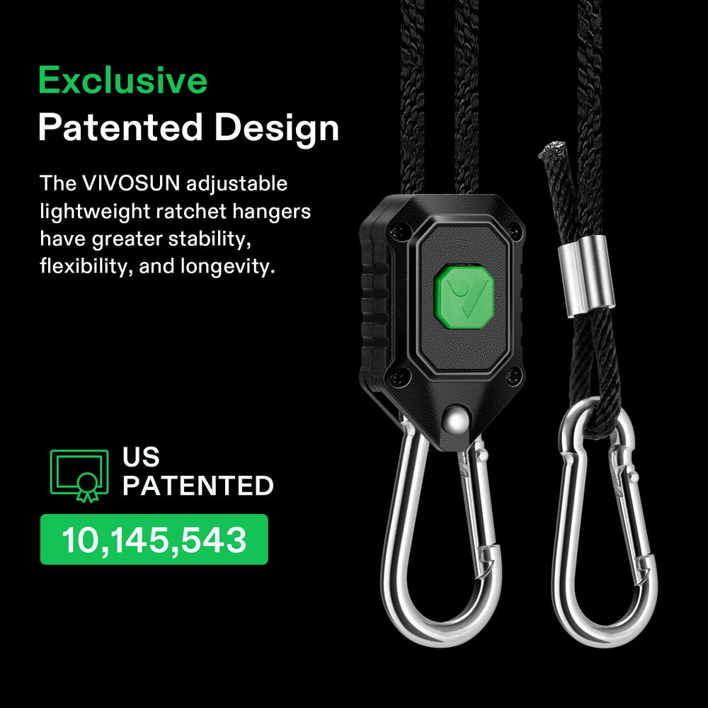VIVOSUN braided polypropylene rope texture close-up showing tear-proof durability
