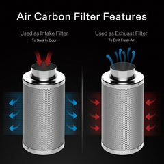 VIVOSUN filter mounted inside a grow tent improving tent air quality