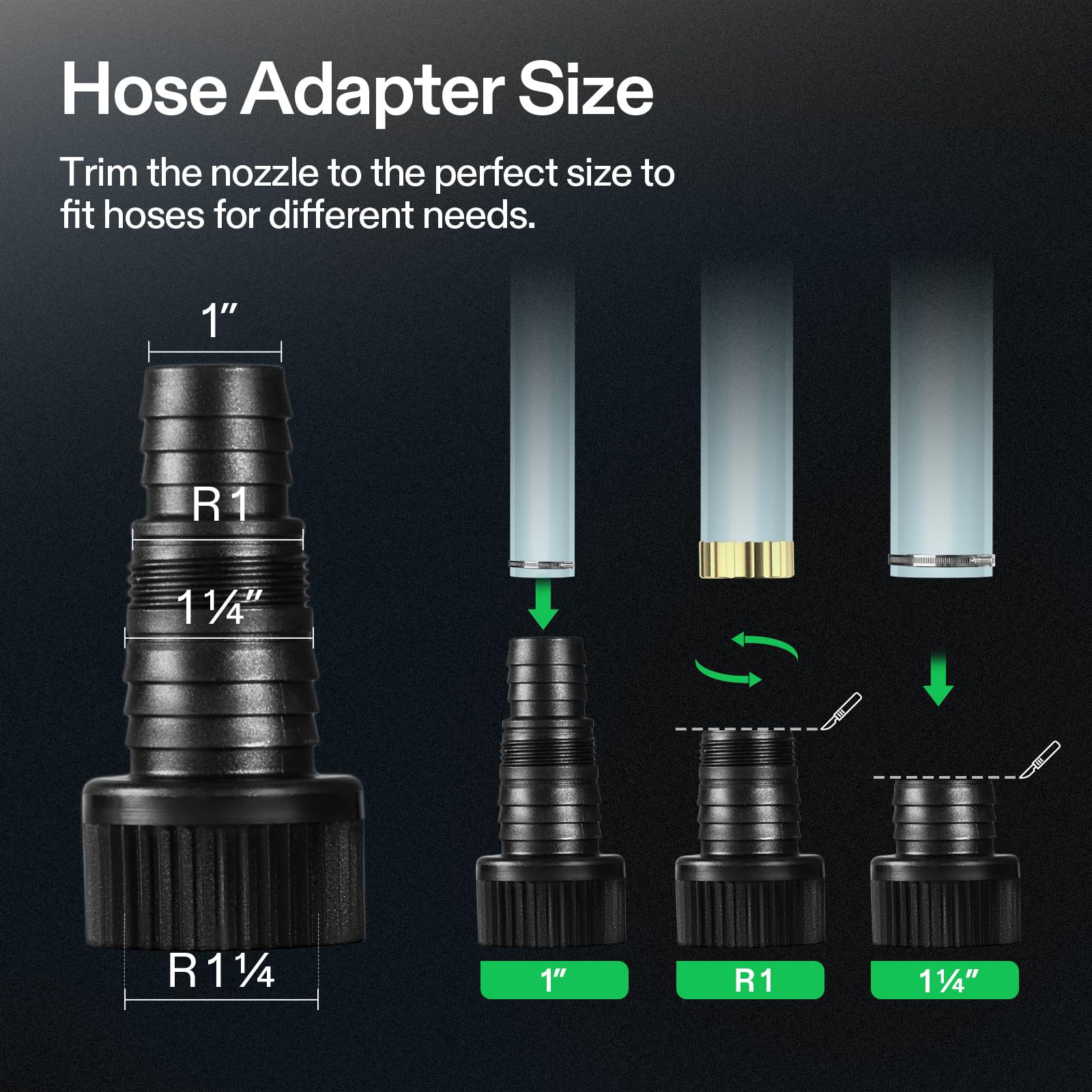 VIVOSUN detachable intake filter removed to show easy cleaning benefit
