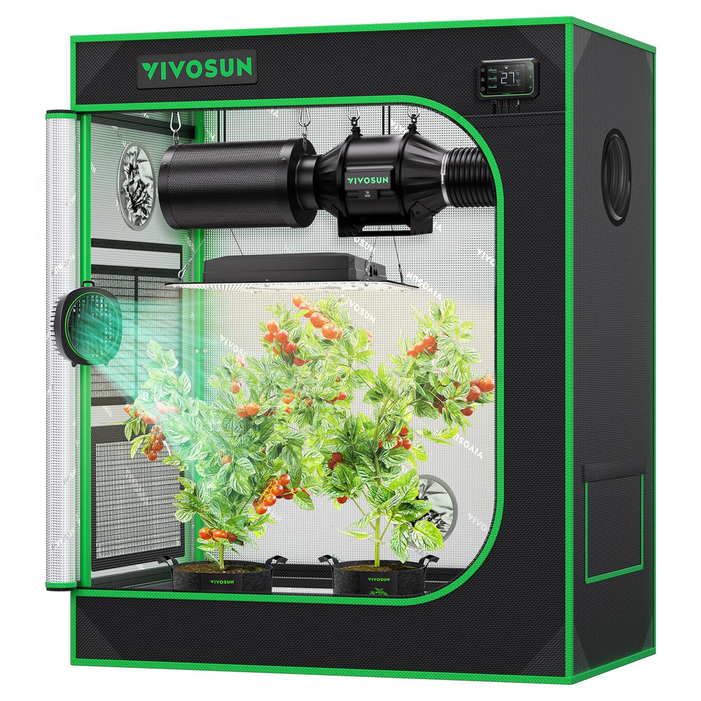 VIVOSUN folded grow bag for compact storage and easy transport benefit