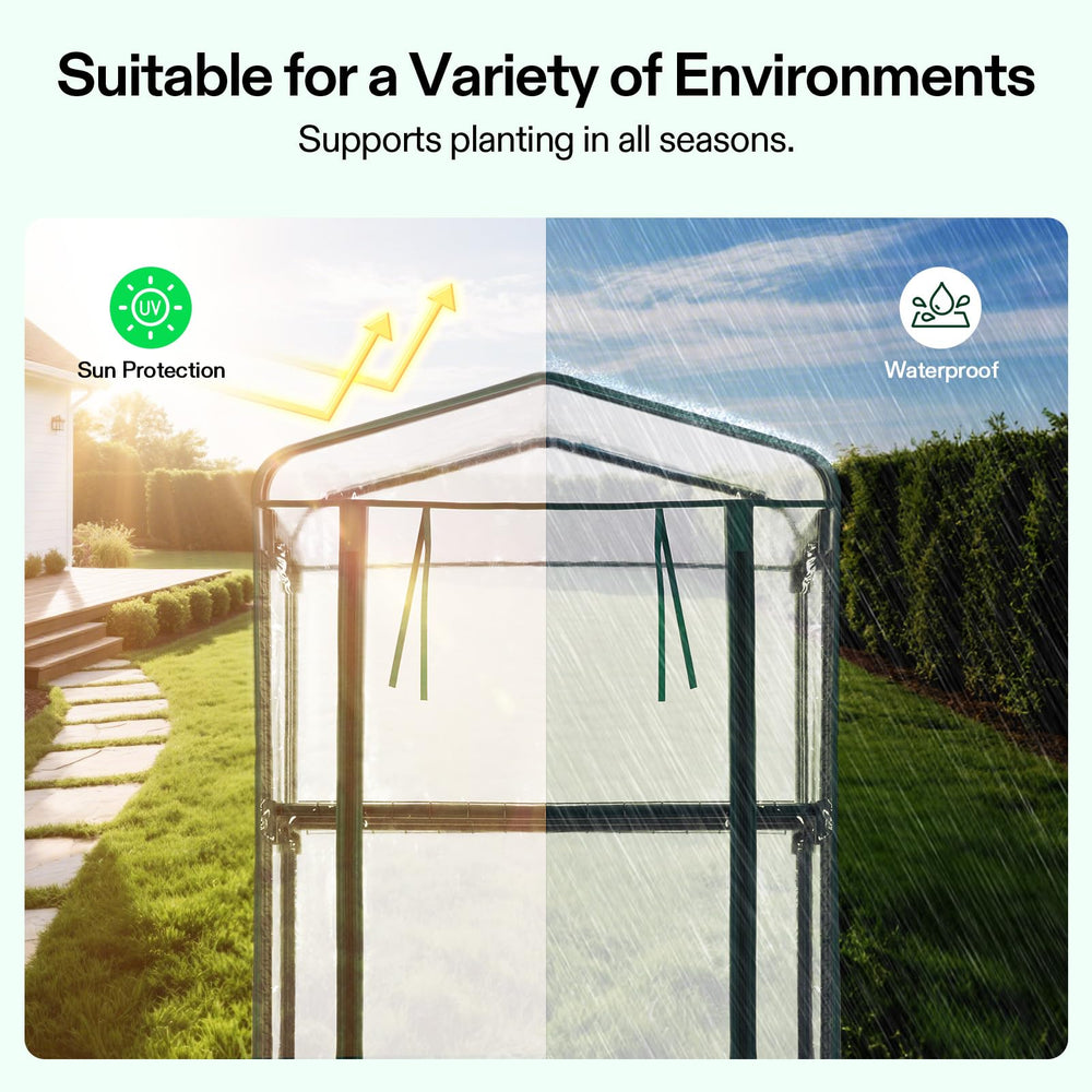 VIVOSUN view of powder-coated steel frame connection offering stable support
