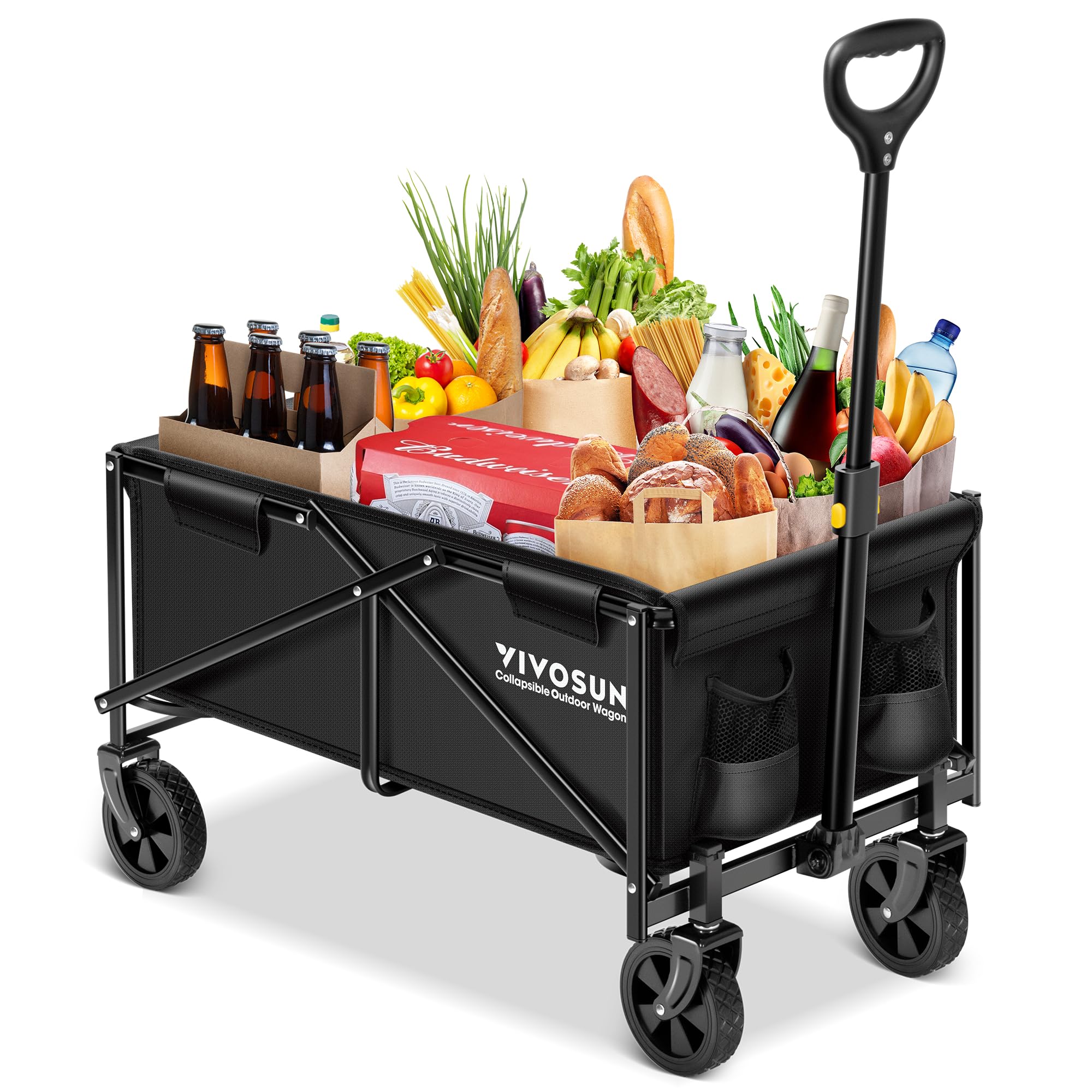 VIVOSUN front full view showing wagon capacity and durable build
