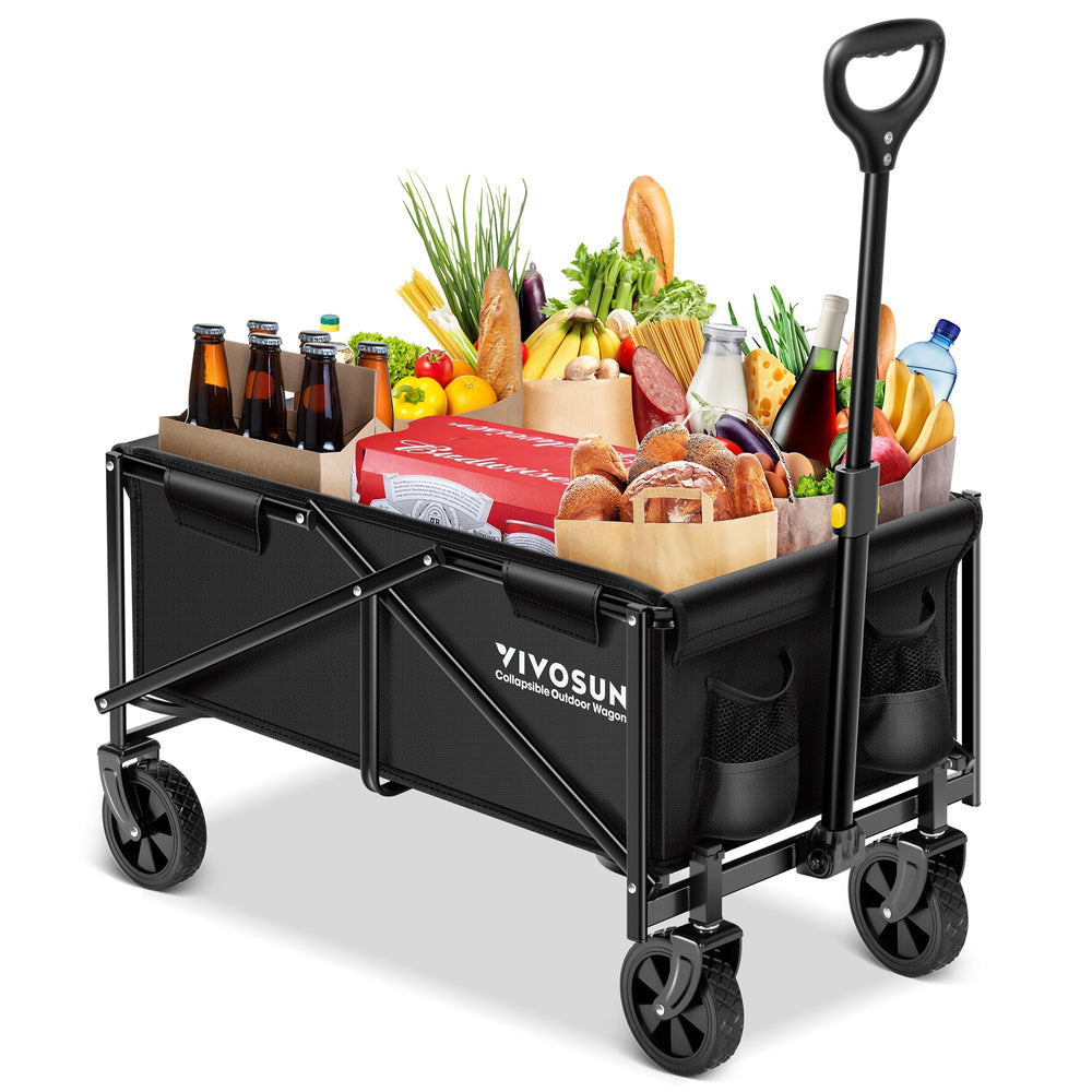VIVOSUN front full view showing wagon capacity and durable build