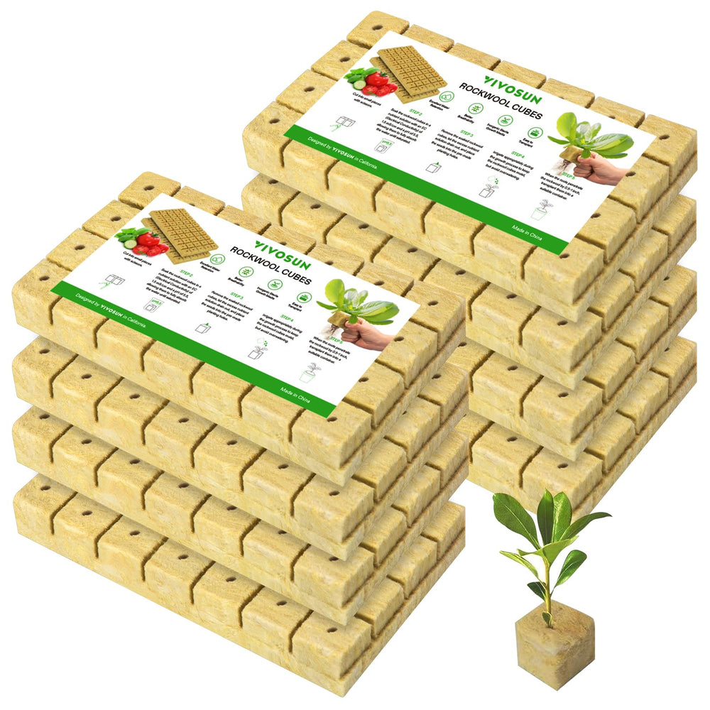 VIVOSUN front pack showing 1.6 inch cubes for easy propagation