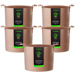 VIVOSUN five-pack front view showing durable fabric and handles for easy transport