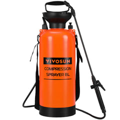 VIVOSUN front view of 2-gallon sprayer showing compact portability and balance