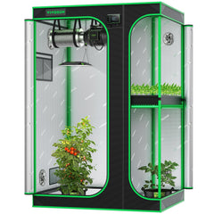 VIVOSUN front exterior view showing durable canvas and frame for secure grow space