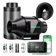 VIVOSUN front packaging showing full G4 kit and easy setup benefit