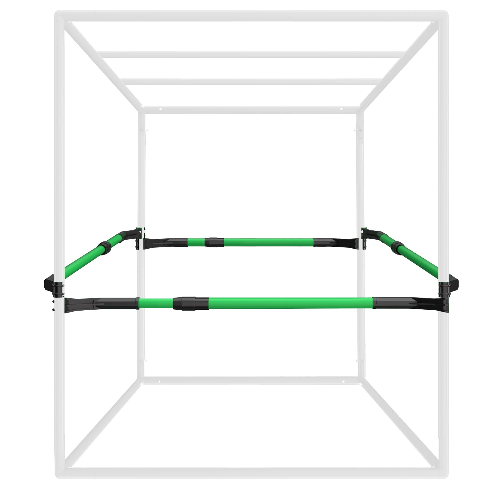 VIVOSUN close-up of arched hook design improving tent frame support