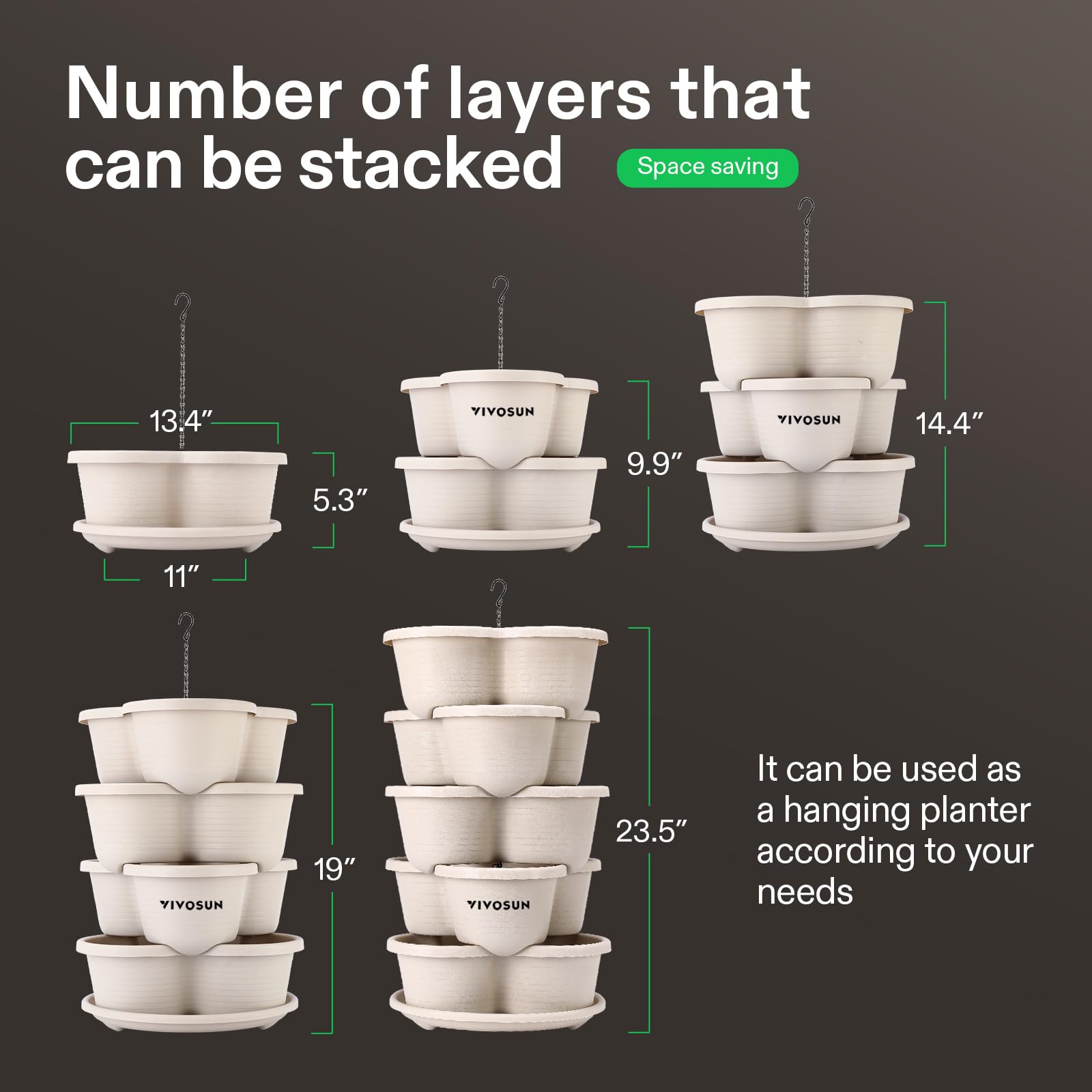 VIVOSUN planters in balcony setting growing strawberries to maximize small-space yields