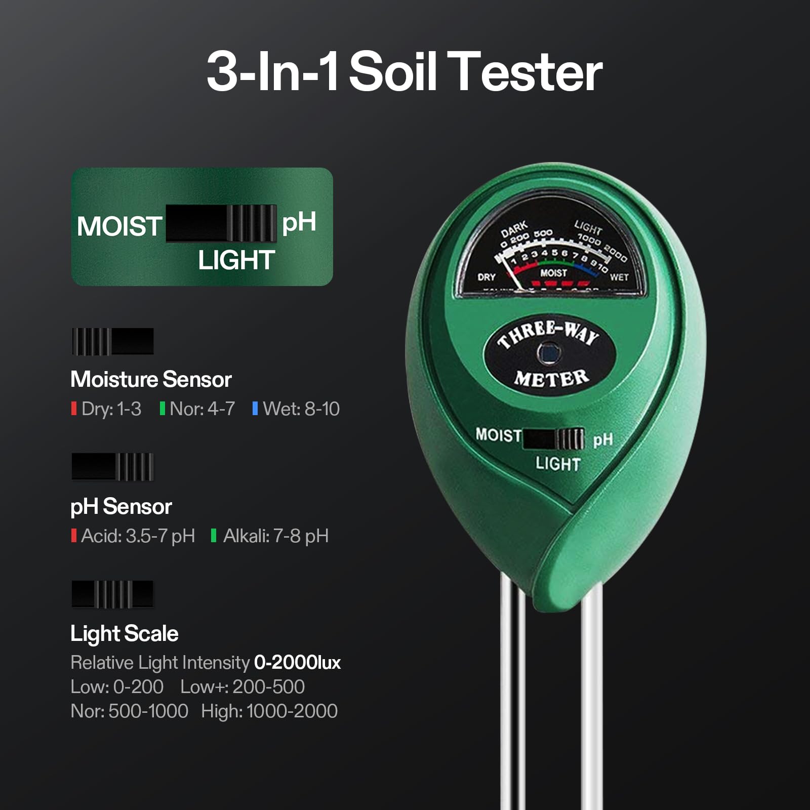 VIVOSUN kit accessories and buffer packs for calibration and reliable accuracy