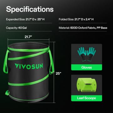 VIVOSUN in backyard cleanup demonstrating portability and rugged use