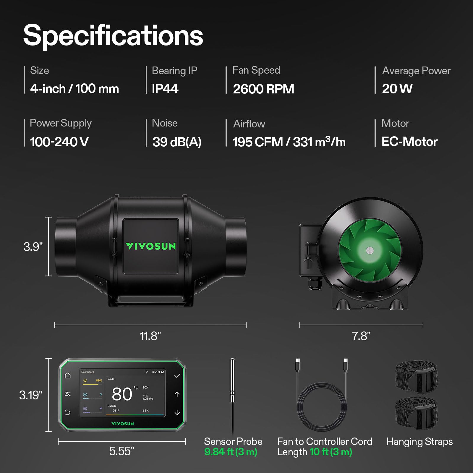 VIVOSUN lifestyle image of complete grow setup showing simplified automation benefit