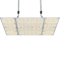 VIVOSUN LumaLight front view showing full fixture, clear coverage benefit