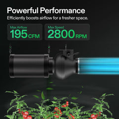 VIVOSUN M4 speed controller detail showing PWM knob and precise airflow control