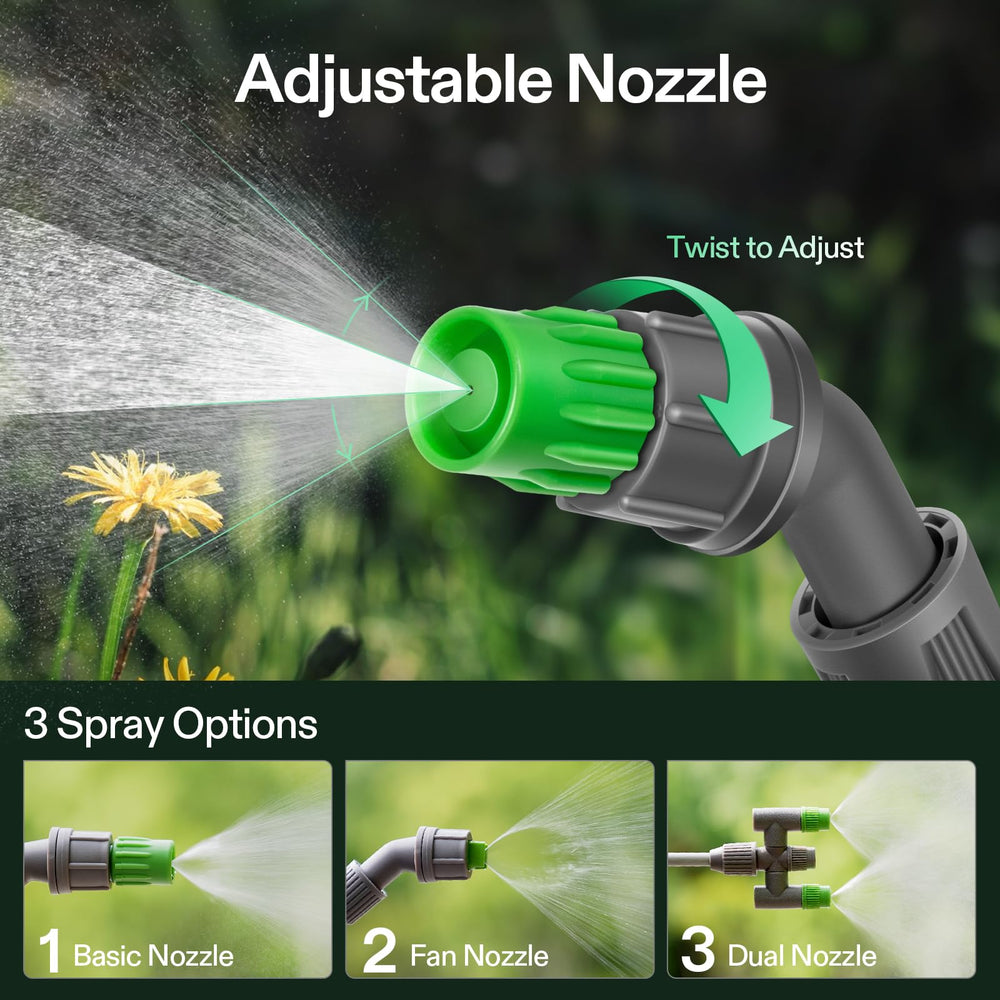 VIVOSUN adjustable nozzle close-up demonstrating precise mist-to-stream control