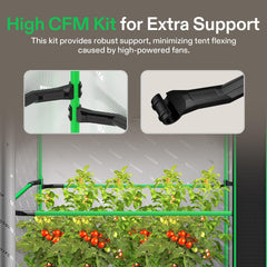 VIVOSUN reflective Mylar interior close-up maximizing light redistribution benefit