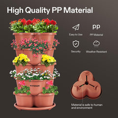 VIVOSUN planter installed on balcony demonstrating space-saving gardening benefit