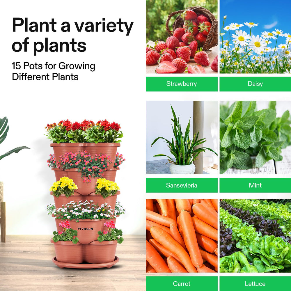 VIVOSUN planter with kitchen herbs illustrating easy indoor fresh-ingredient access