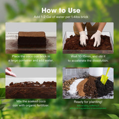 VIVOSUN mixed with potting soil and perlite boosts drainage and root health