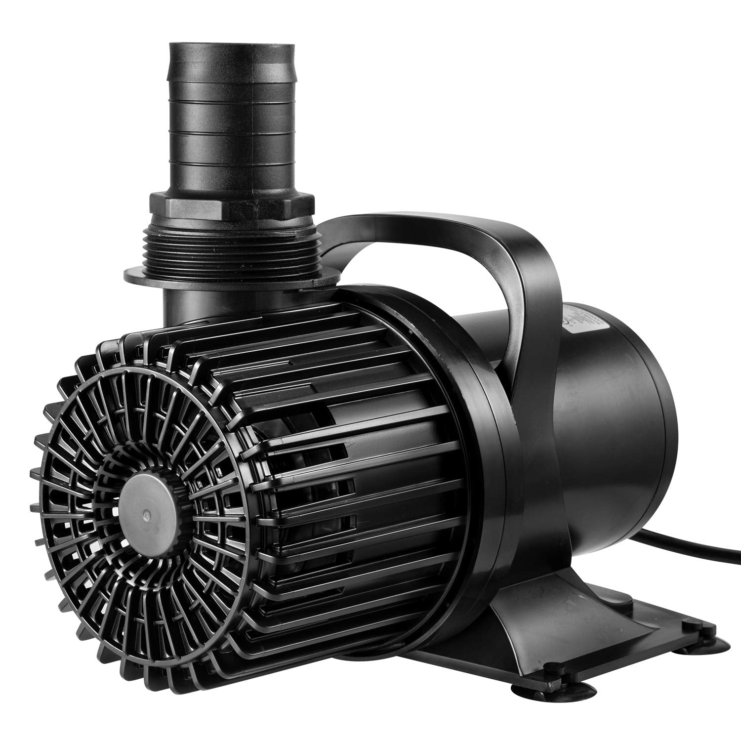 VIVOSUN pump front view showing housing and outlet for reliable high flow