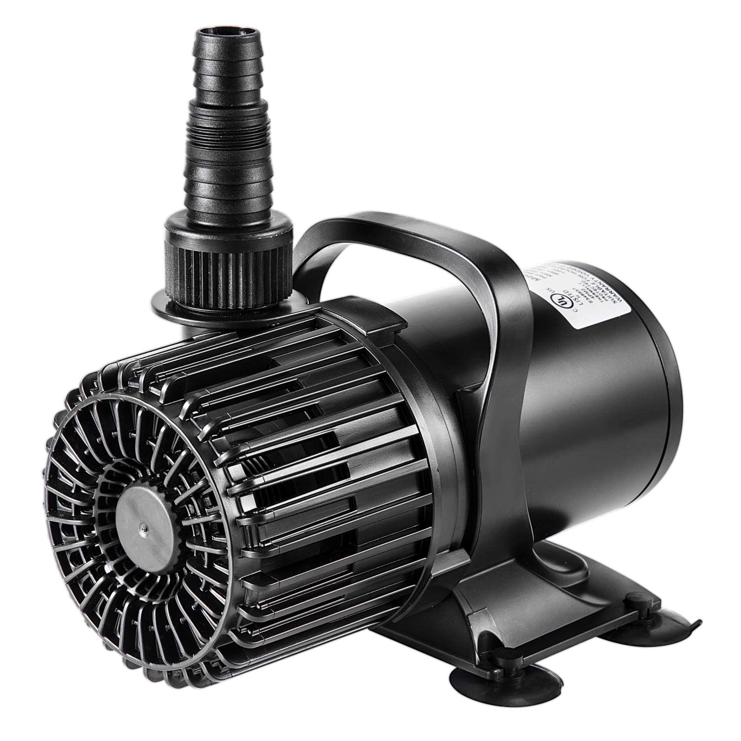 VIVOSUN pump front view showing compact durable housing and easy placement benefit