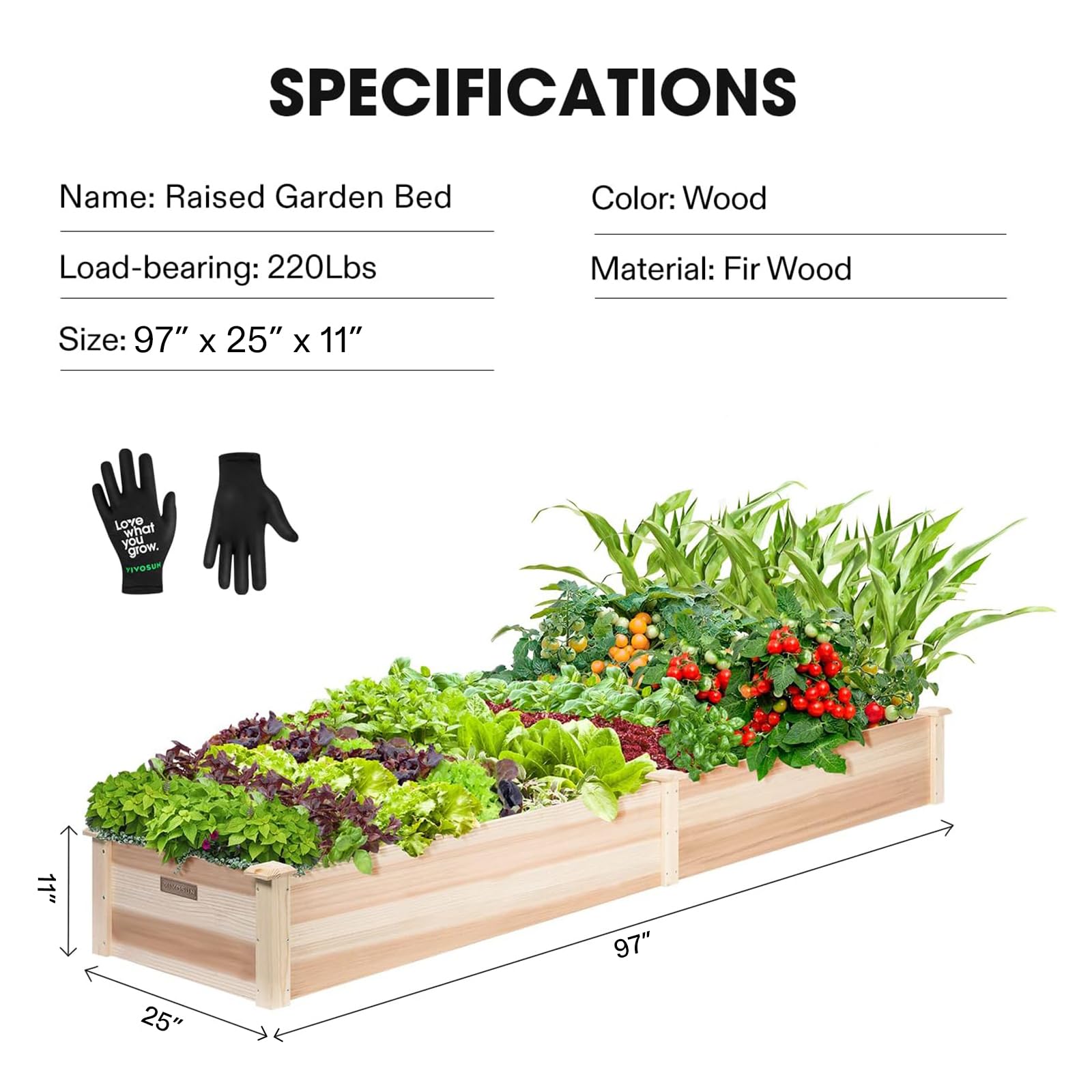 VIVOSUN planter liner detail protecting wood and keeping soil contained