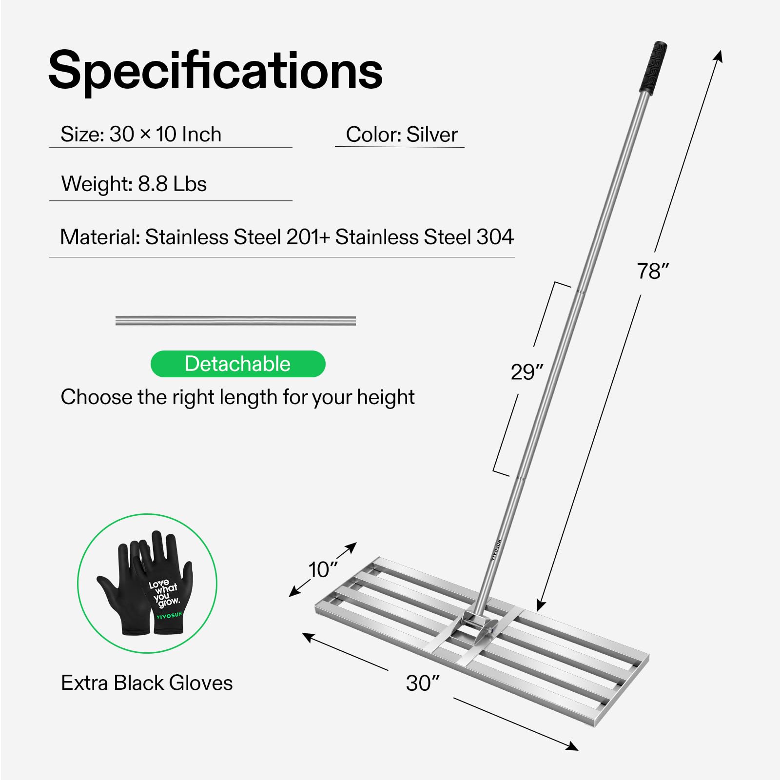 VIVOSUN rubber grip closeup offering comfort and reduced hand fatigue