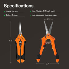 VIVOSUN cushioned handle grip detail for reduced hand strain