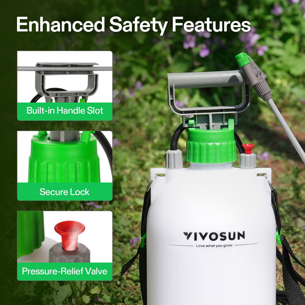 VIVOSUN shoulder strap worn for comfortable hands-free carry benefit
