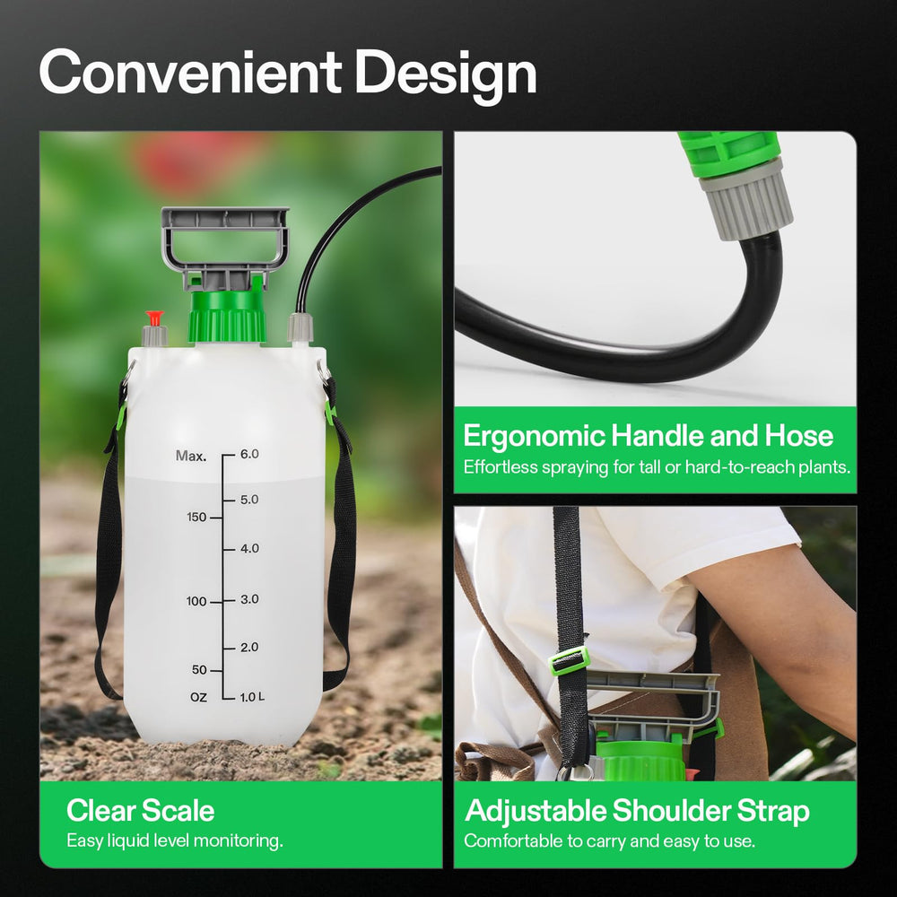 VIVOSUN adjustable shoulder strap worn for comfortable portable spraying