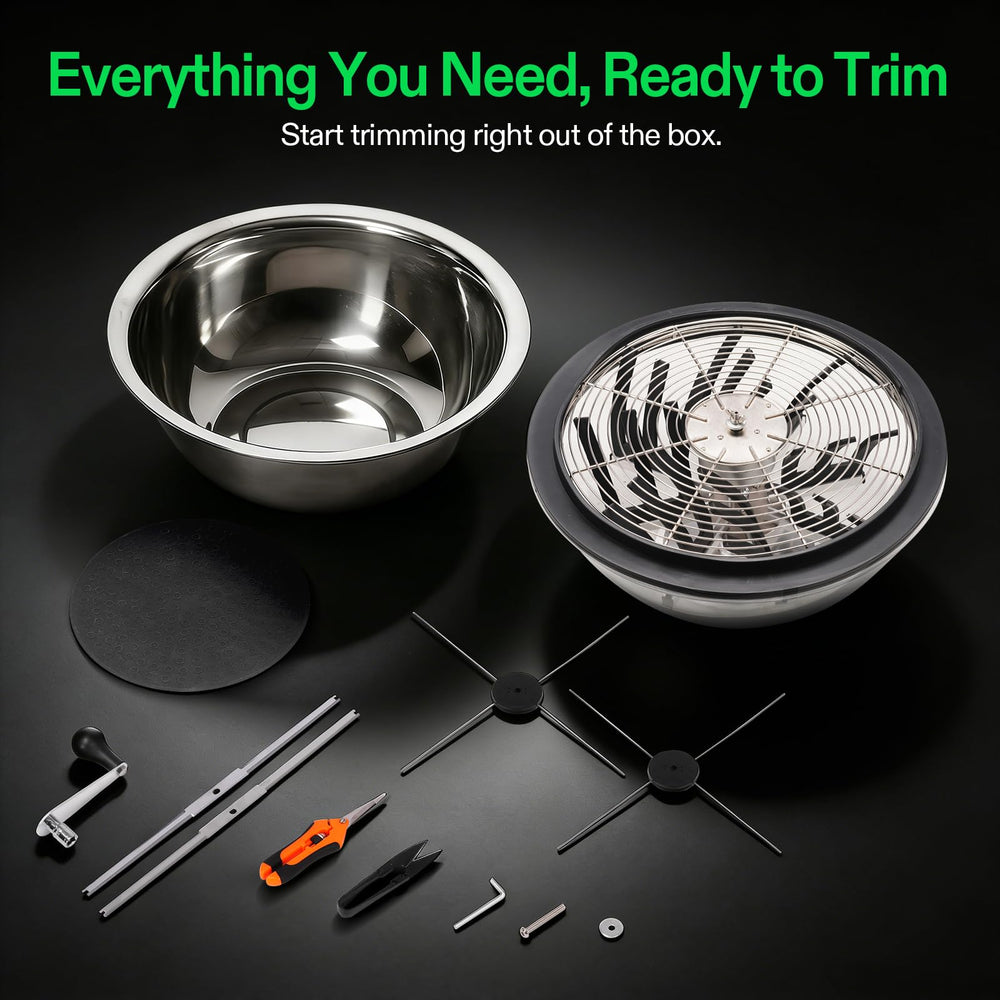 VIVOSUN trimmer beside ruler to show 16-inch size and scale