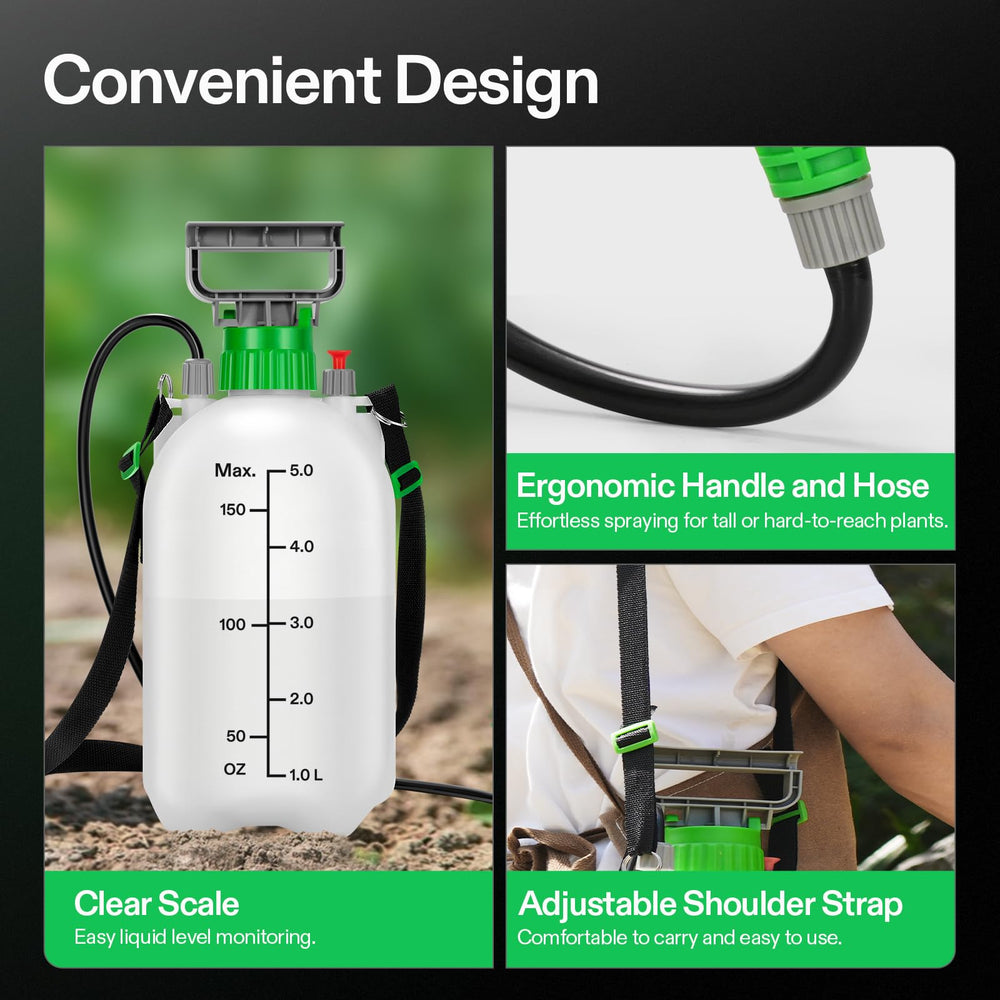 VIVOSUN three interchangeable nozzles displayed for varied spray patterns